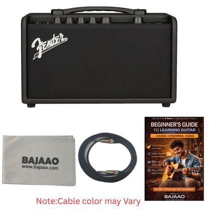 Fender Mustang LT40S 40 Watt Combo Guitar Amplifier with Cable, Polishing Cloth & E-Book