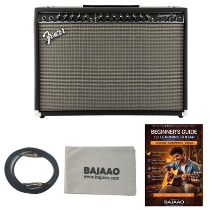 Fender Champion II 100W Combo Guitar Amplifier with Cable, Polishing Cloth & Ebook