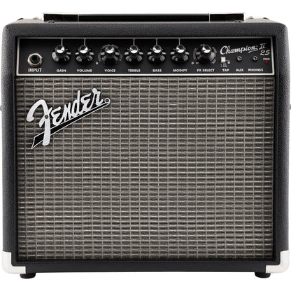 Fender Champion II 25W Combo Guitar Amplifier with Cable, Polishing Cloth & Ebook
