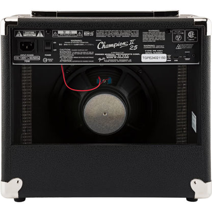 Fender Champion II 25W Combo Guitar Amplifier with Cable, Polishing Cloth & Ebook