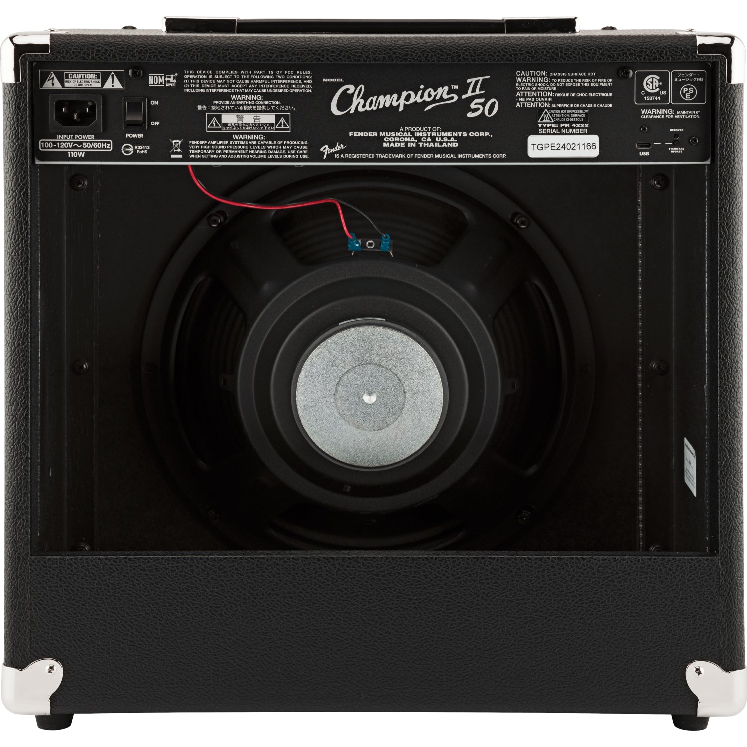 Fender Champion II 50W Combo Guitar Amplifier