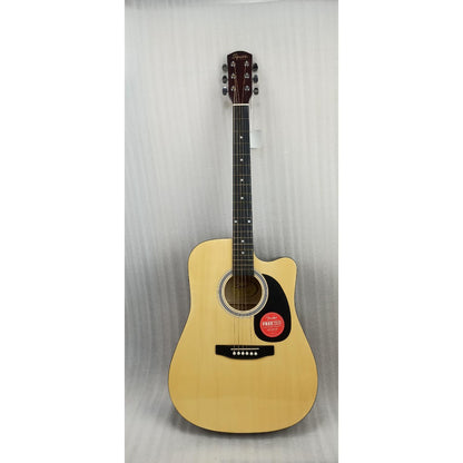 Fender SA105CE Electro - Acoustic Guitar - Natural - Open Box