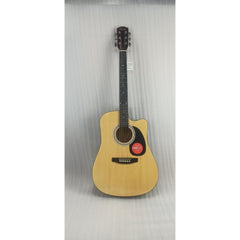 Fender SA105CE Electro - Acoustic Guitar - Natural - Open Box