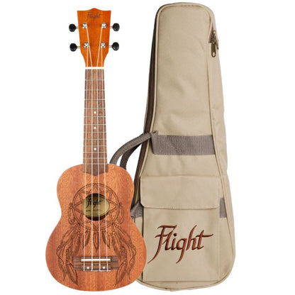 Flight NUS350 DC Dreamcatcher Soprano Ukulele with Bag