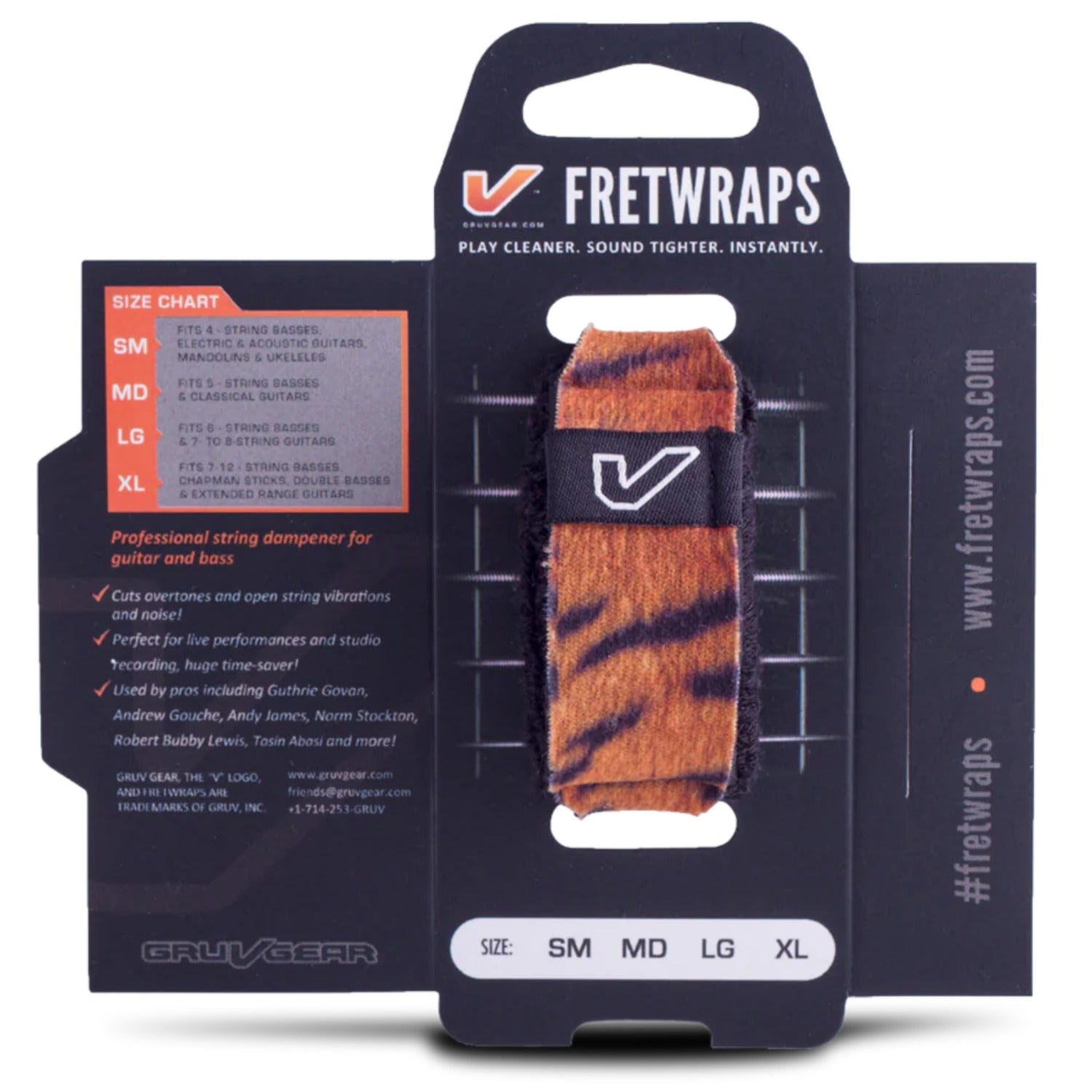 GruvGear FW-1PK-TIG FretWraps String Muters