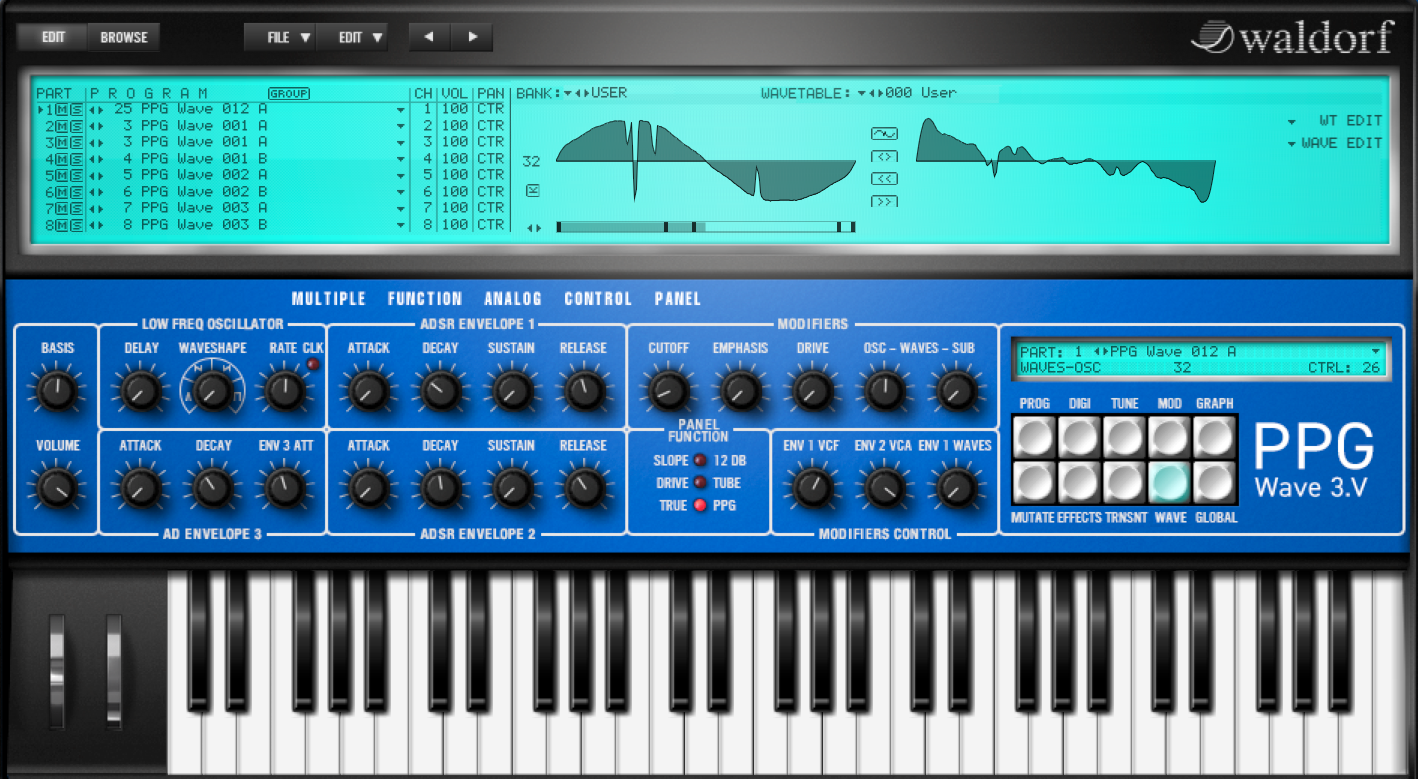 Waldorf PPG Wave 3.V - Version 2.0