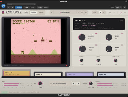 Yurtrock CARTRIDGE - Console Era Drum FX Plug-In