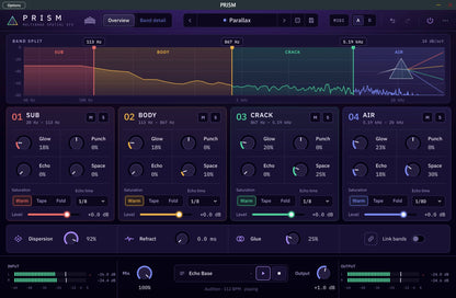 Yurtrock PRISM - Multiband Spatial FX Drum Plug-In