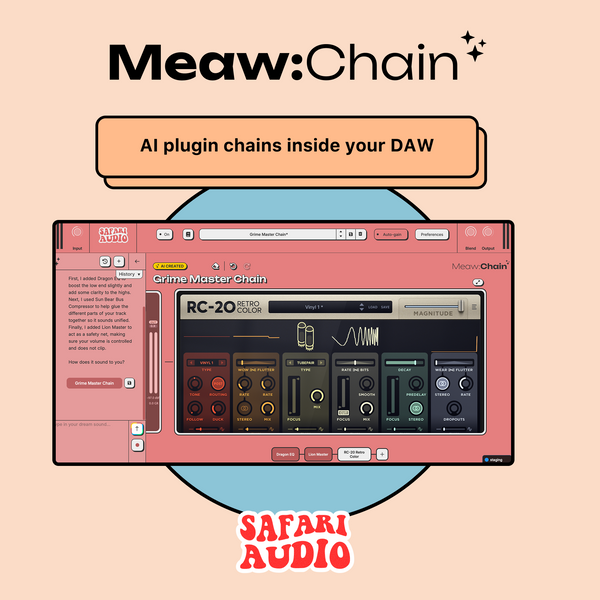 Safari Pedals Meaw : Chain