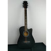 Henrix 38C Cutaway Acoustic Guitar - Black - Open Box B Stock