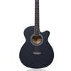 Henrix PRO 40C 40-Inch Cutaway Acoustic Guitar with Dual Action Truss Rod, Gigbag, Picks, String Set, Strap, Cloth & Ebook