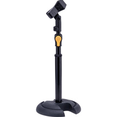 Hercules MS100B PLUS Round Base TableTop Microphone Stands
