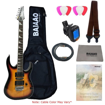 Ibanez GRG170DX RG Gio Series Double Cutaway 6 String Electric Guitar With Gigbag, Polishing Cloth, Picks, Strap, Cable, Tuner & Ebook