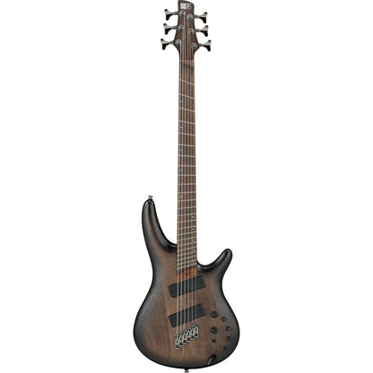 Ibanez SRC6MS SR Series 6 String Bass Guitar - Black Stained Burst Low Gloss
