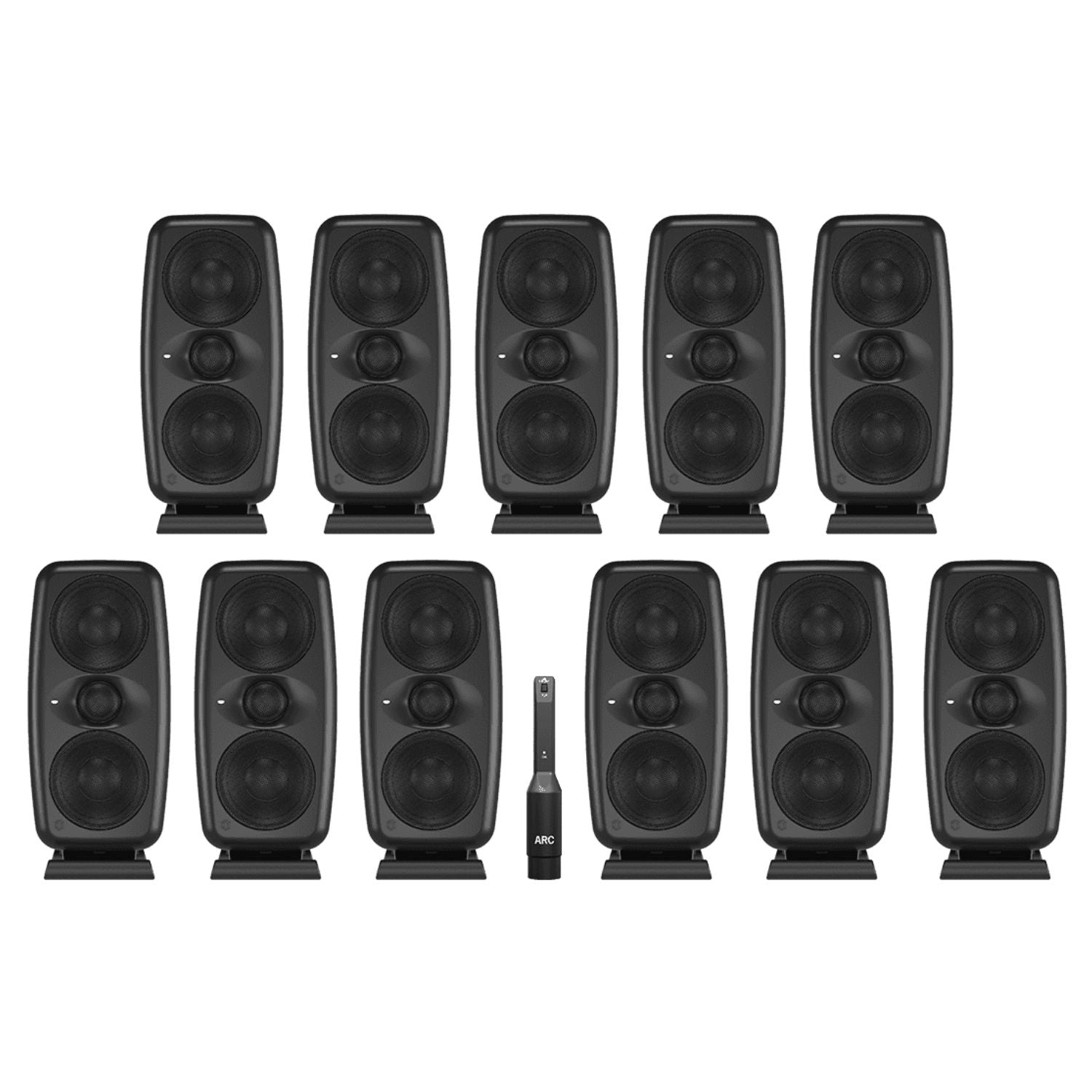 IK Multimedia iLoud MTM MK2 Immersive High Resolution Compact Studio Monitor Speaker Bundle