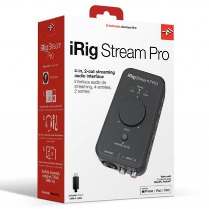 IK Multimedia iRig Stream Pro Streaming Audio Interface