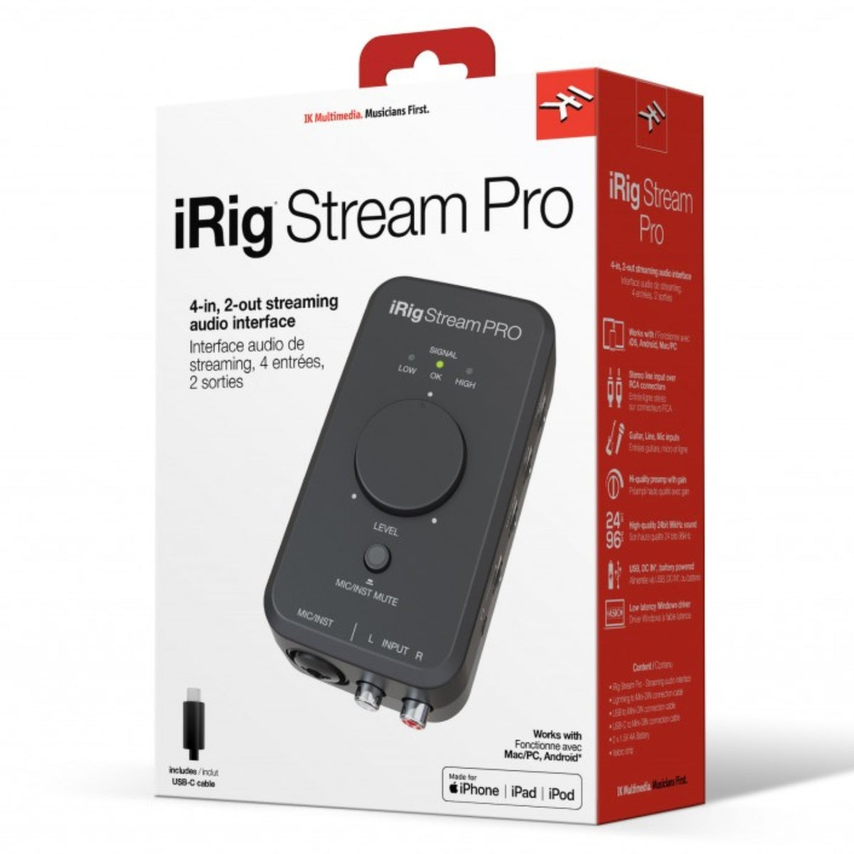 IK Multimedia iRig Stream Pro Streaming Audio Interface