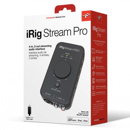 IK Multimedia iRig Stream Pro Streaming Audio Interface
