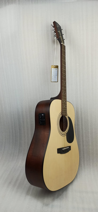 Cort AD810E Dreadnought Electro Acoustic Guitar - Open Pore Natural - Open Box