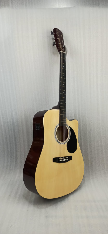 Fender SA105CE Electro - Acoustic Guitar - Natural - Open Box B Stock