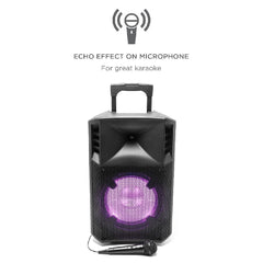ION Audio Power Glow 300 Battery Powered Bluetooth Speaker System with Light