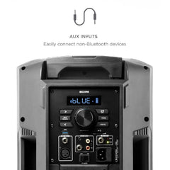 ION Audio Power Glow 300 Battery Powered Bluetooth Speaker System with Light
