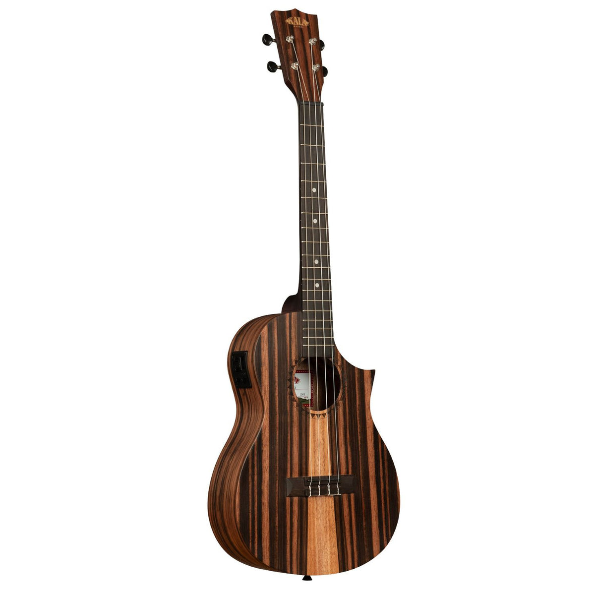 Kala KA-AM-B-CE Amara Tri-Top Baritone Ukulele with Cutaway & EQ
