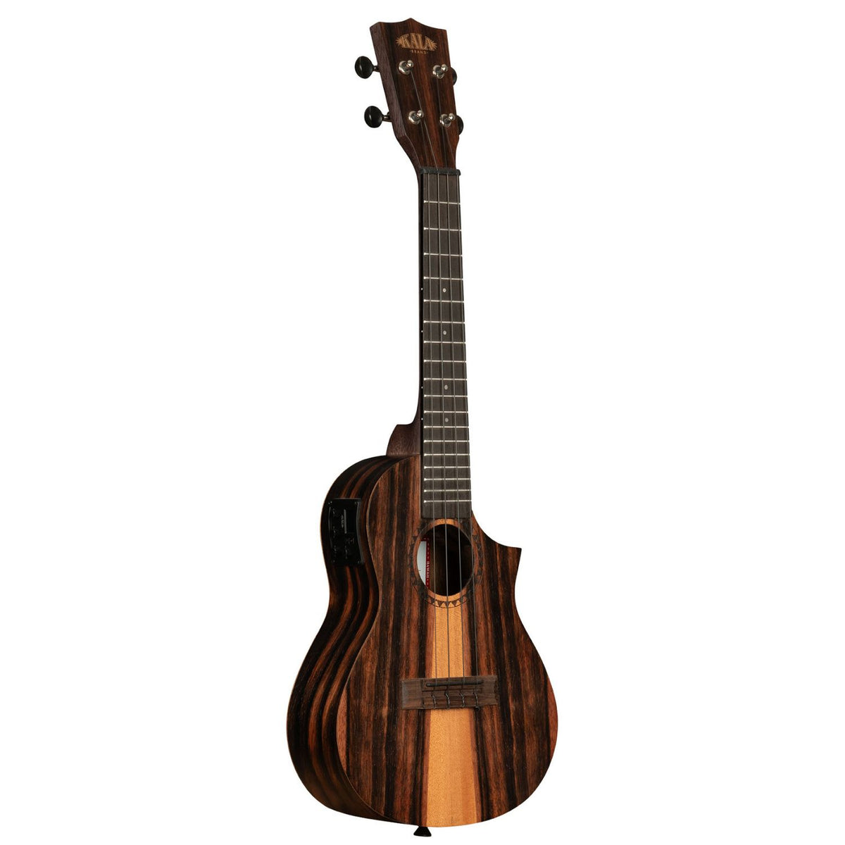 Kala KA-AM-C-CE Amara Tri-Top Concert Ukulele with Cutaway & EQ
