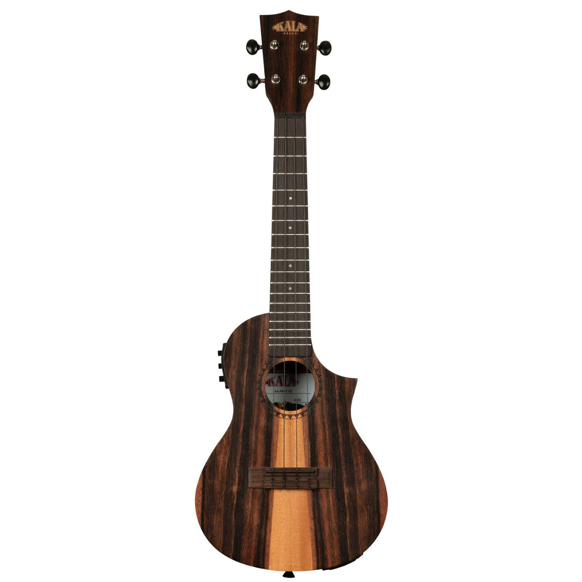 Kala KA-AM-C-CE Amara Tri-Top Concert Ukulele with Cutaway & EQ