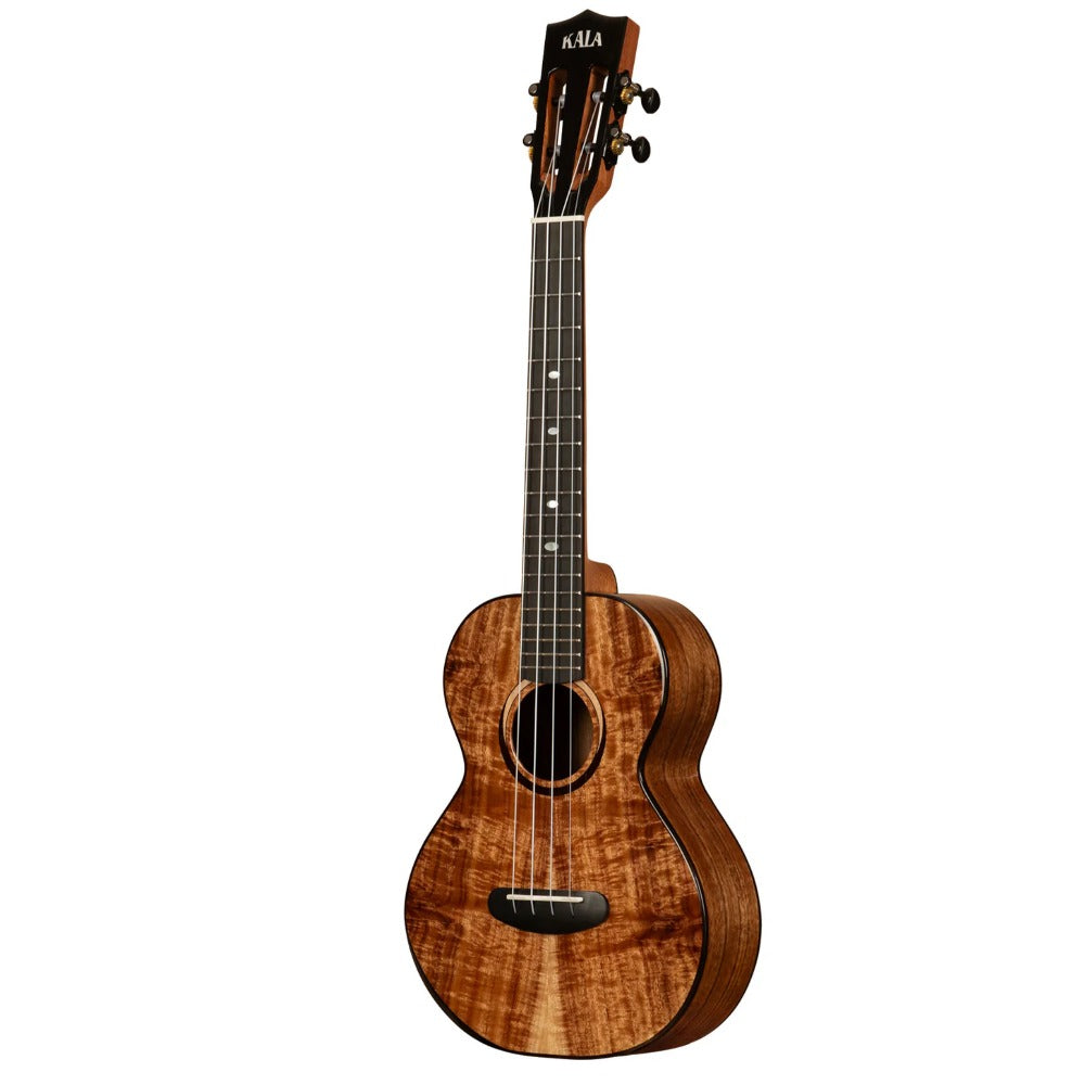 Kala Contour Solid Gloss Acacia Tenor Ukulele with Bag