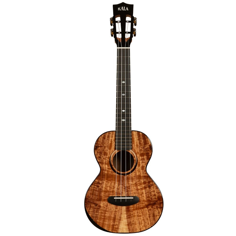 Kala Contour Solid Gloss Acacia Tenor Ukulele with Bag