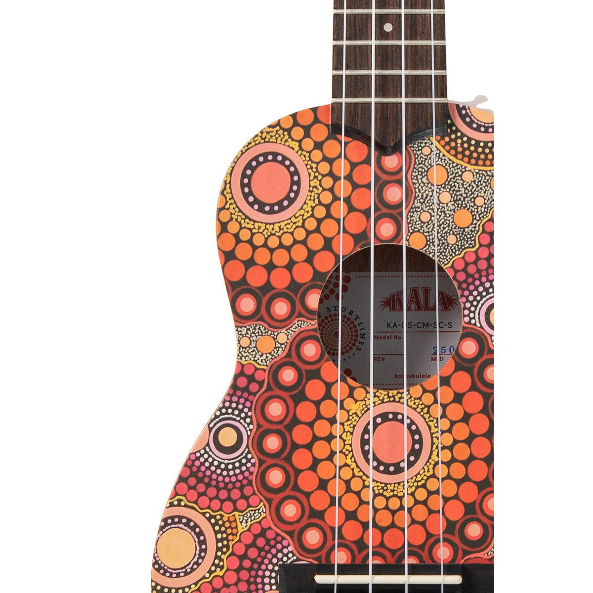 Kala KA-DS-CM-SC-S Desert Storylines Soprano Ukulele with Gig Bag