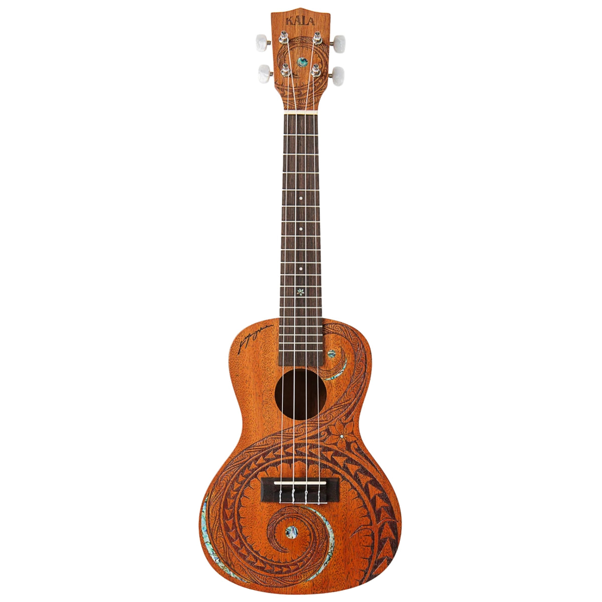Kala KA-LEGACY-C Voyage Collection Legacy Mahogany Concert Ukulele with Gig Bag