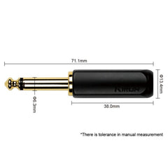 Kirlin IWB-201BEG 6M Premium Plus Instrument Cable