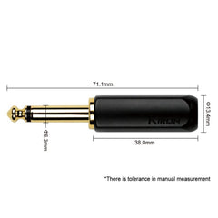Kirlin IWB-201BEG 6M Premium Plus Instrument Cable