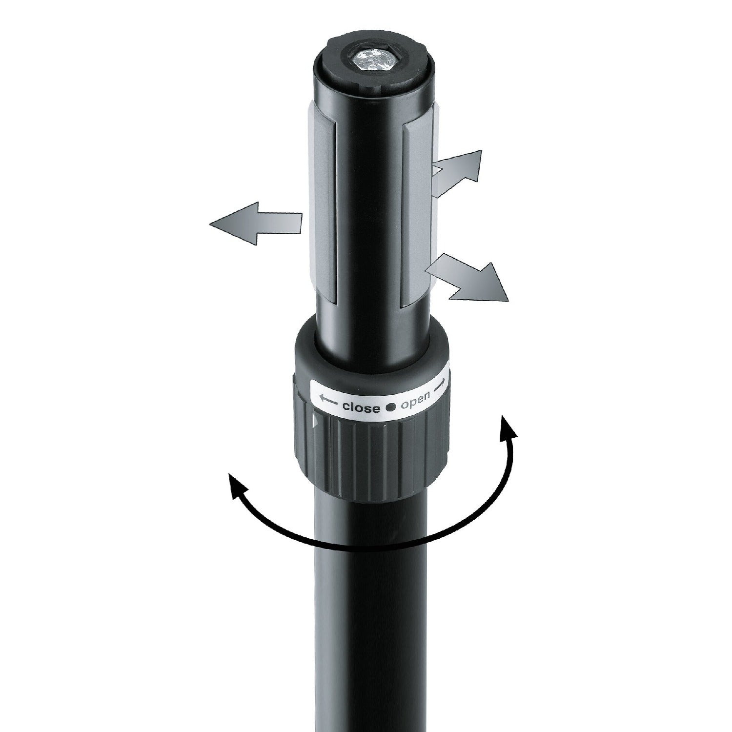 Konig & Meyer 21447-000-55 Distance Rod with Ring Lock