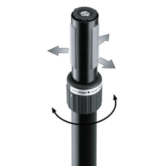 Konig & Meyer 21447-000-55 Distance Rod with Ring Lock