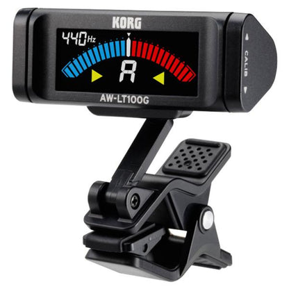 korg tuners korg aw-lt100 clip on tuner for guitar and bass 