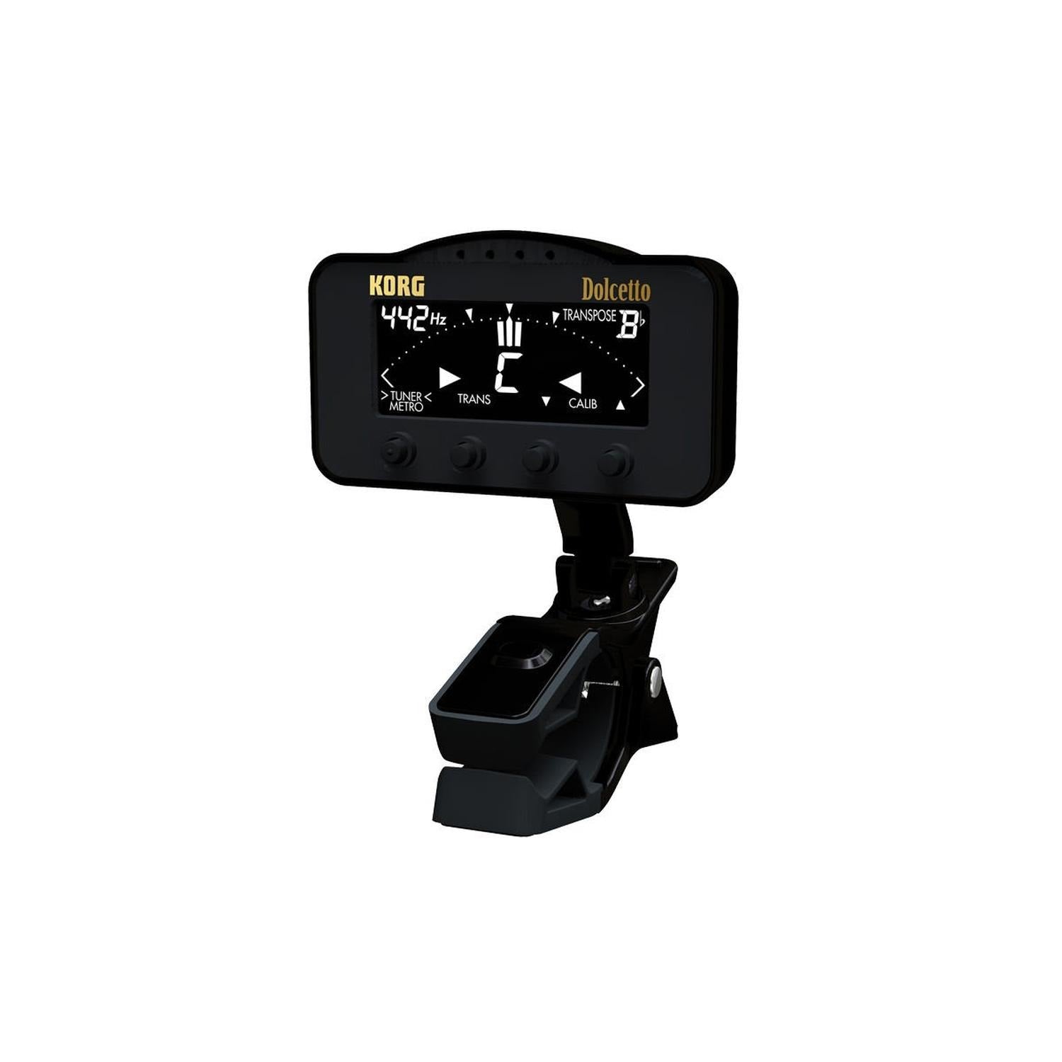 Korg AW3M Dolcetto Clip-On Tuner/Metronome for Orchestral Instruments