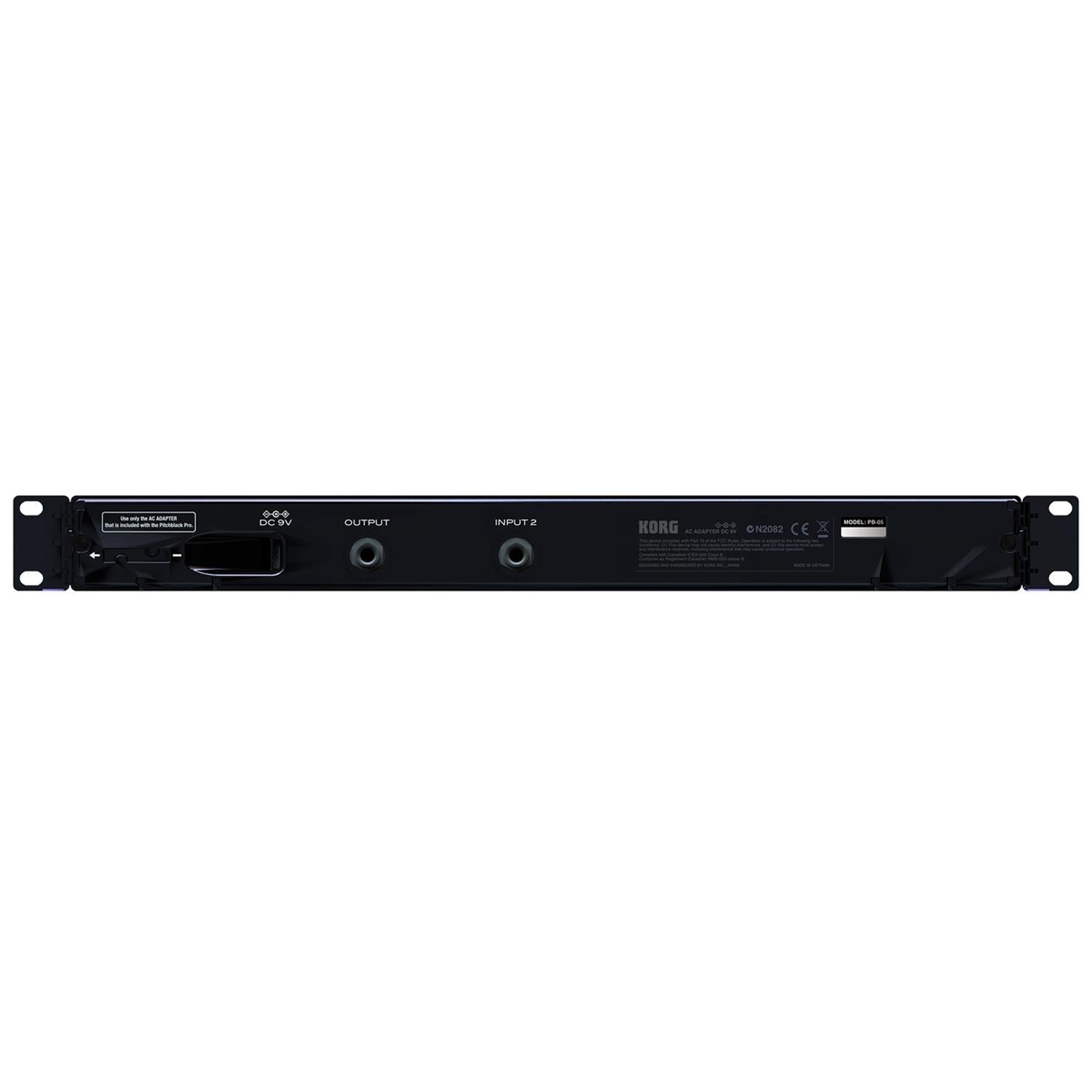 Korg PB05 Pitchblack Pro Rackmount Tuner