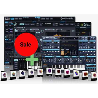 KV331 SynthMaster Everything Bundle Synthesizer Bundle