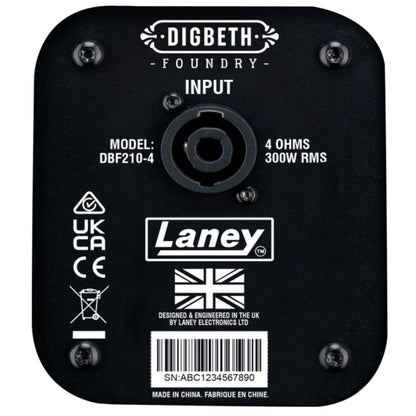 Laney Digbeth DBF210-4 300W 2x10-inch Bass Amplifier Cabinets