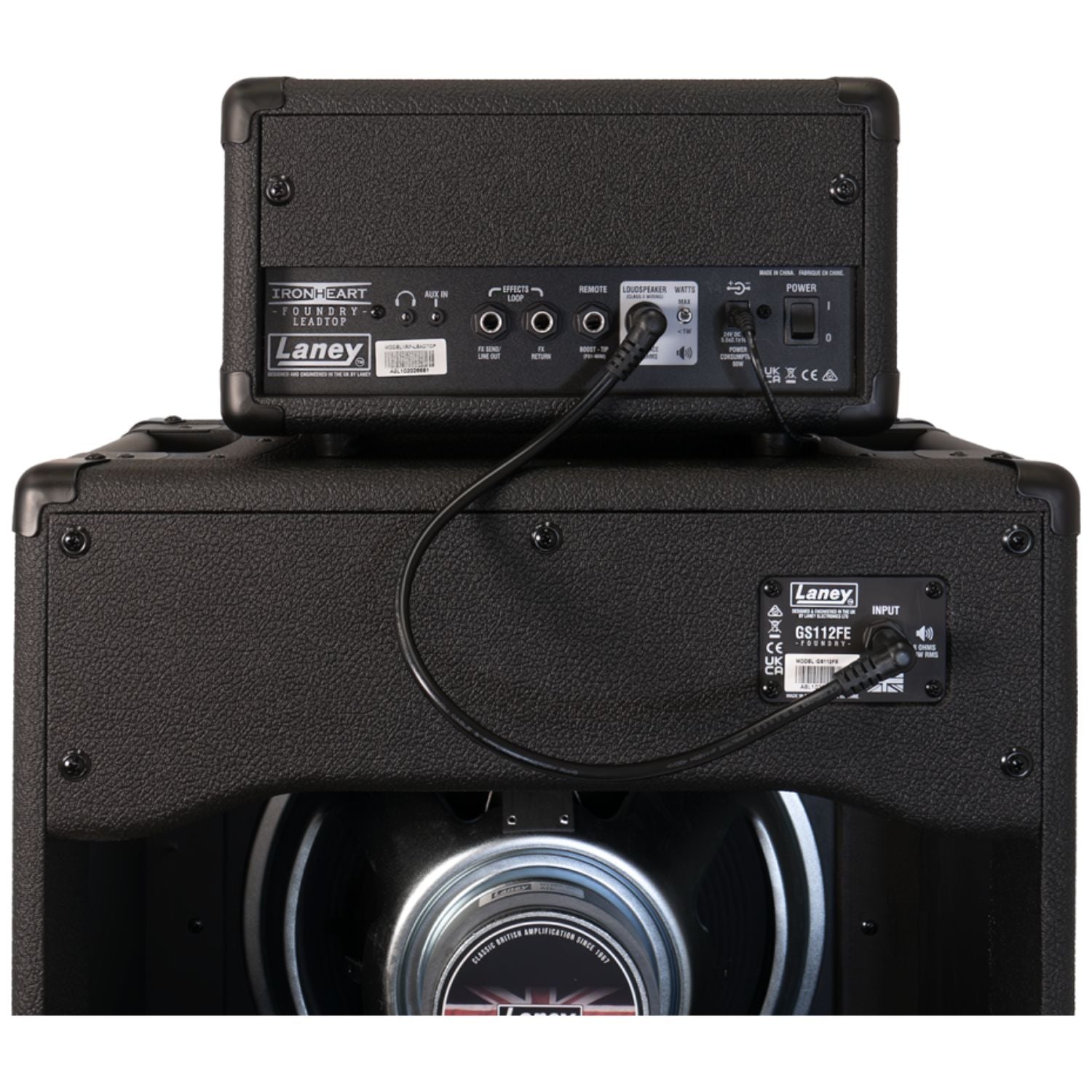 Laney IRF-LEADRIG112 Limited Edition 60 watt Combo Guitar Amplifier Head and Cabinet