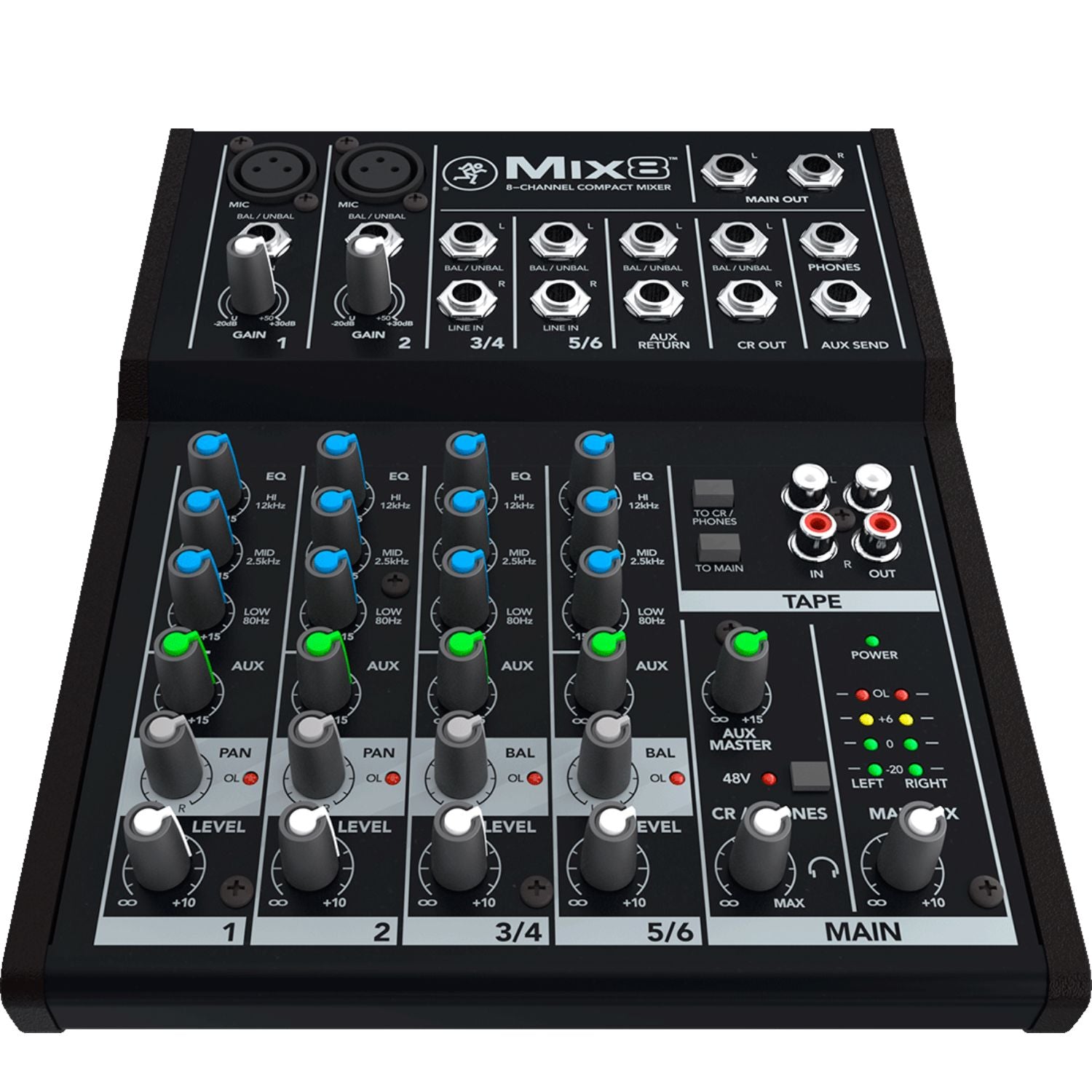 Mackie Mix8 8-Channel Compact Mixer