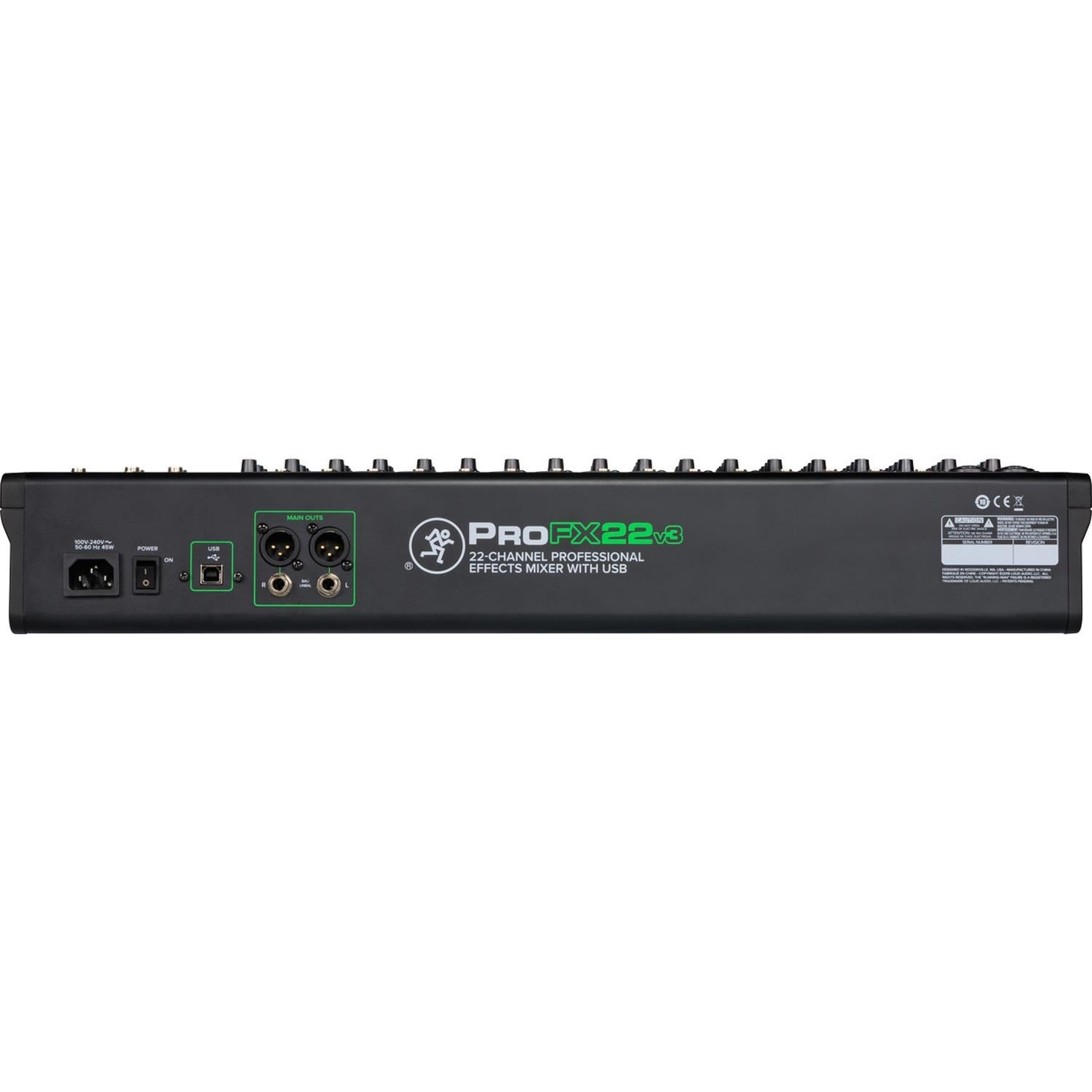 Mackie ProFX22v3 22 Channel Professional Effect Mixer with USB
