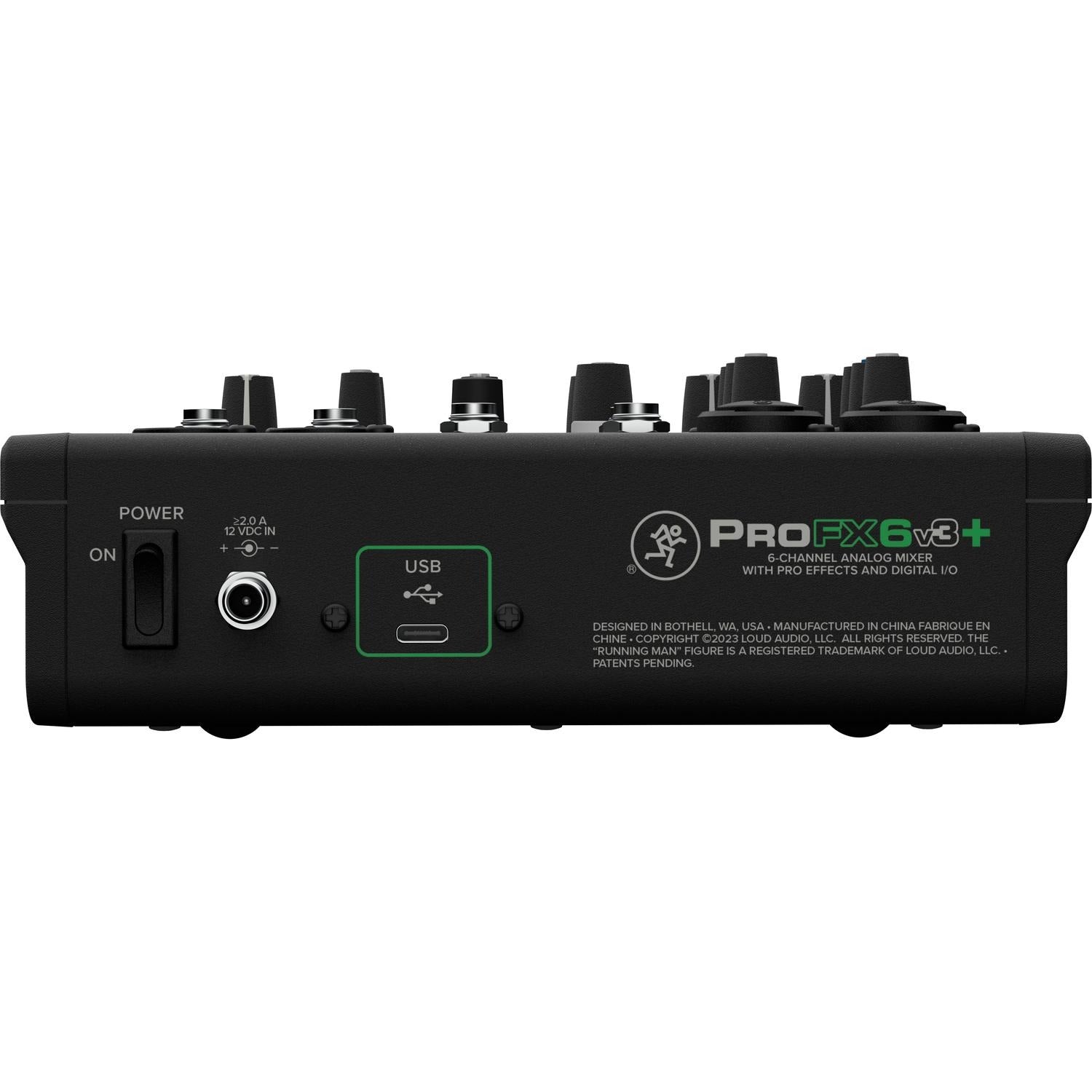 Mackie ProFX6v3+ 6-Channel Analog Mixer with Enhanced FX USB Recording Modes and Bluetooth