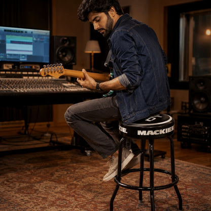 Mackie Studio Stool with Mackie Logos