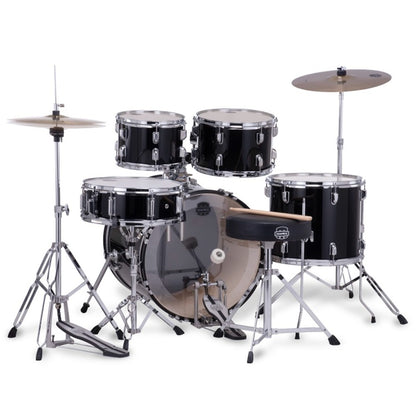 Mapex CM5044FTC Jazz Comet 5 Piece Acoustic Drum Set with Hardware Throne & Cymbals