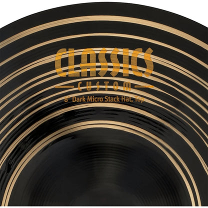 Meinl CC8DAH 8-inch Classic Custom Dark Micro Stack Hi-Hat Cymbal