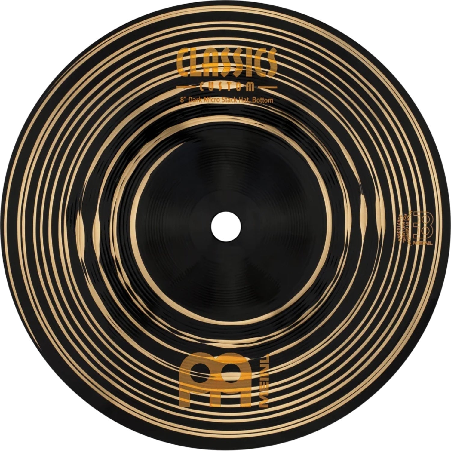 Meinl CC8DAH 8-inch Classic Custom Dark Micro Stack Hi-Hat Cymbal